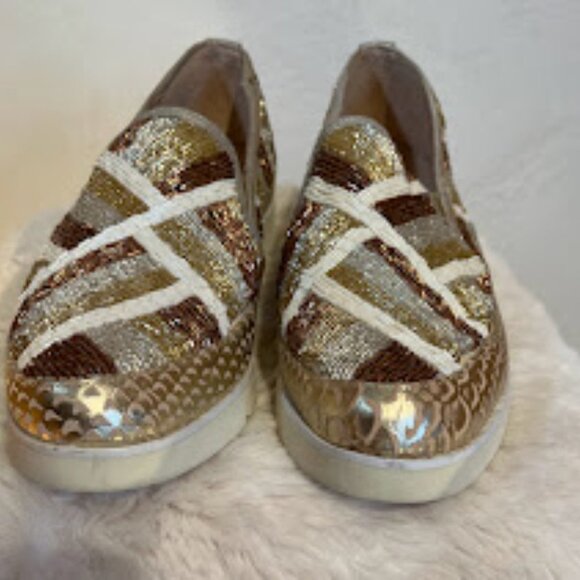 COPY NWOB $248 - Donald J. Pliner NWT Finni Canvas Slipper Sixe 8.5 - Picture 3 of 11